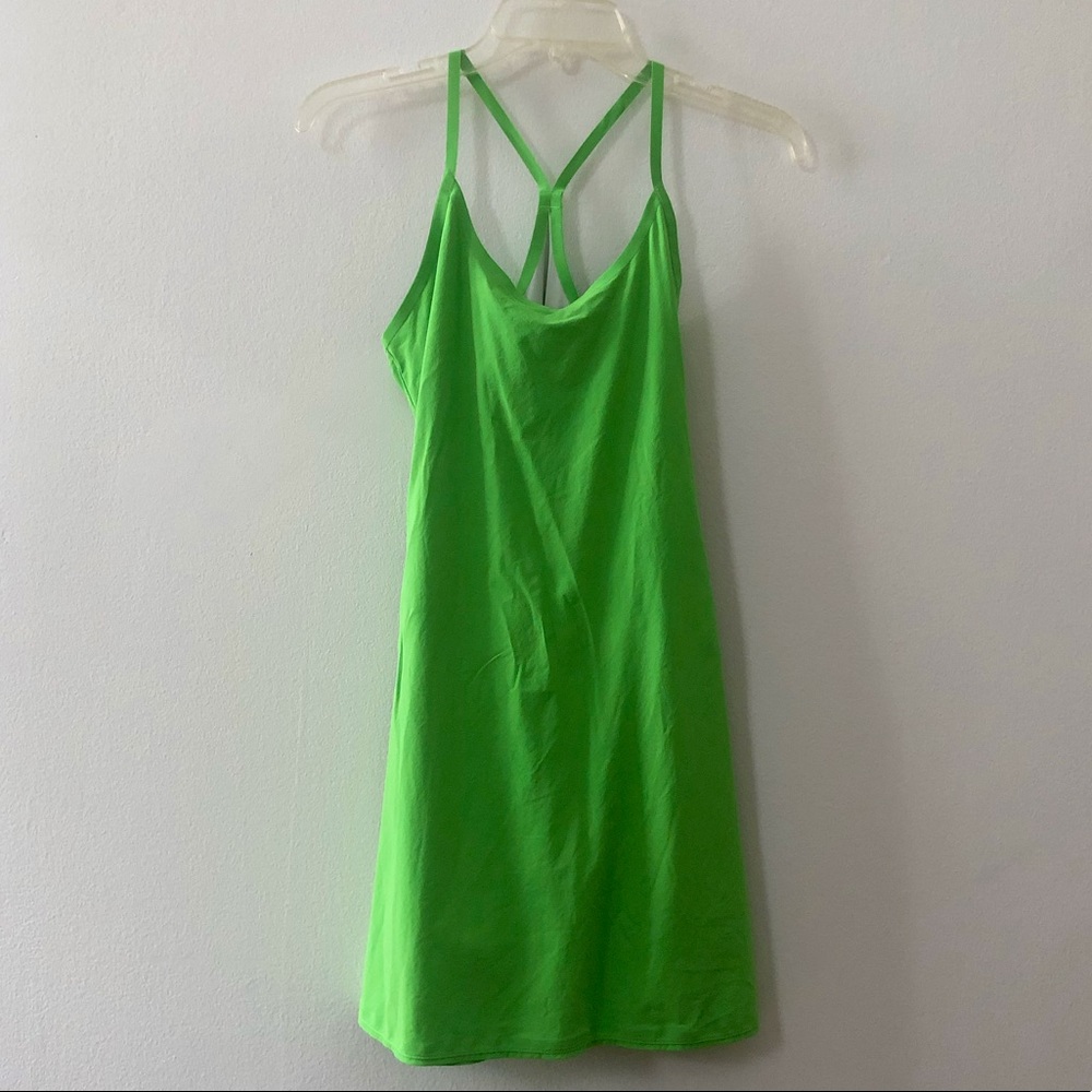 Outdoor Voices Exercise Dress XS buttercup green
